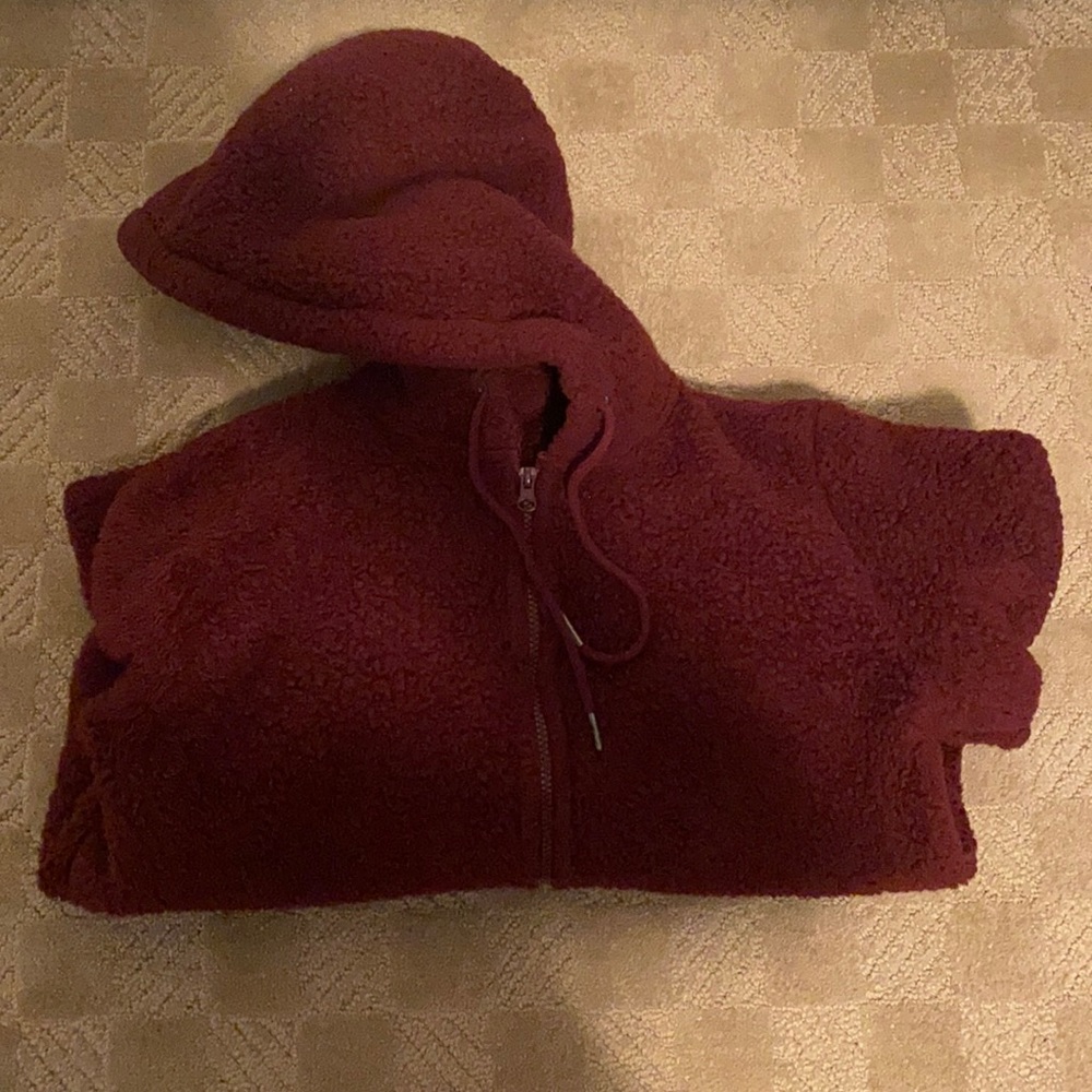 FLUFFY ZIP UP